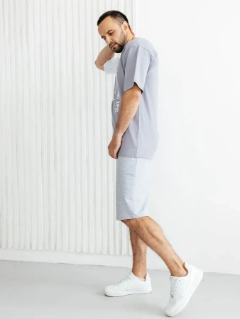 Футболка мужская спортивная с принтом хлопок