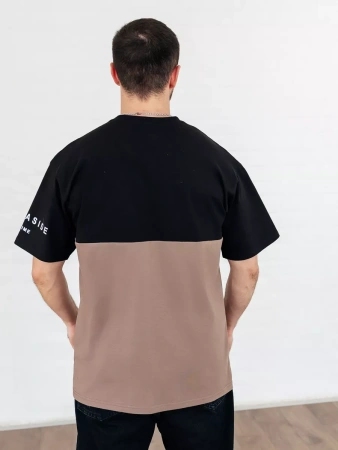 Футболка мужская базовая хлопок с принтом