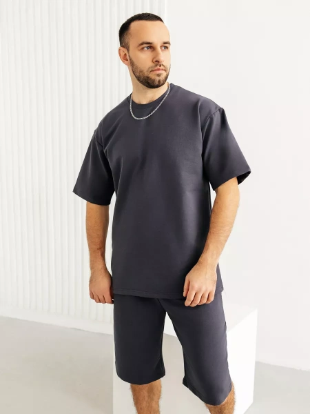 Костюм мужской домашний с футболкой и шортами