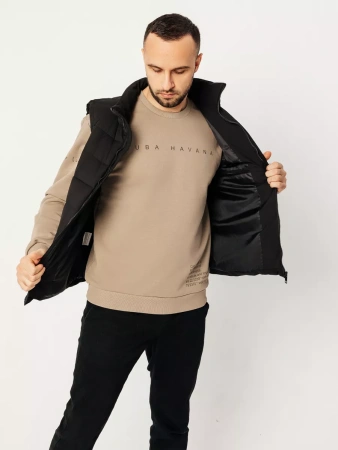 Свитшот мужской с принтом больших размеров