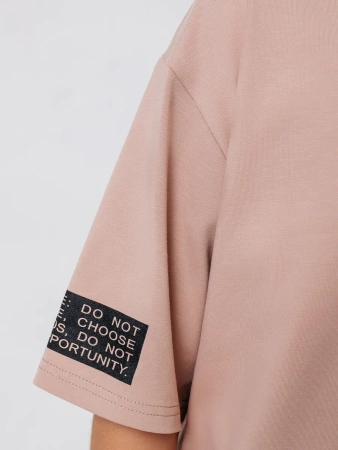 Футболка летняя для мальчика оверсайз с принтом