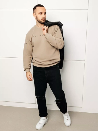 Свитшот мужской с принтом больших размеров