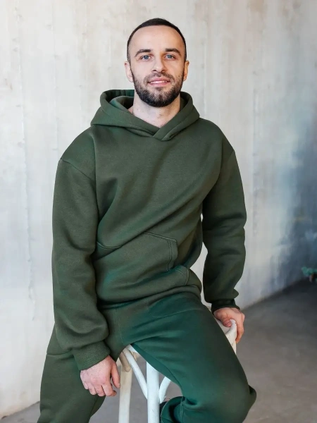 Костюм оверсайз теплый повседневный