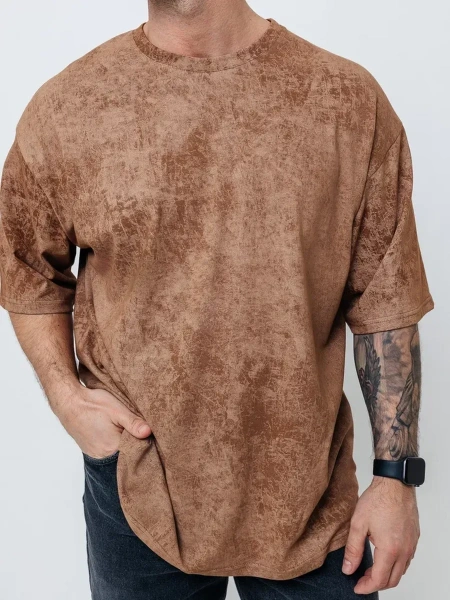 Футболка варенка базовая оверсайз хлопковая