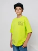 Футболка яркая для мальчика оверсайз летняя с принтом
