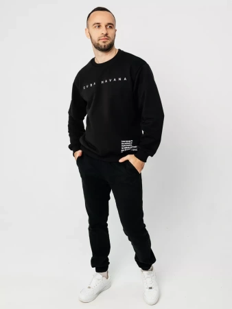 Свитшот мужской с принтом больших размеров