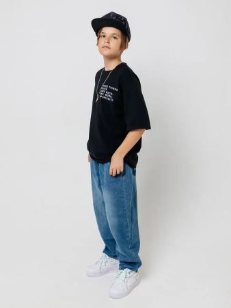 Футболка для мальчика оверсайз с принтом
