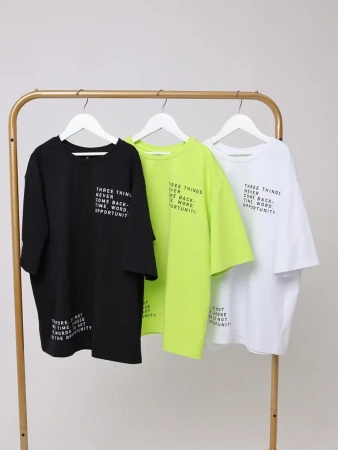 Футболка яркая для мальчика оверсайз летняя с принтом