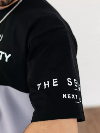 Футболка мужская базовая хлопок с принтом