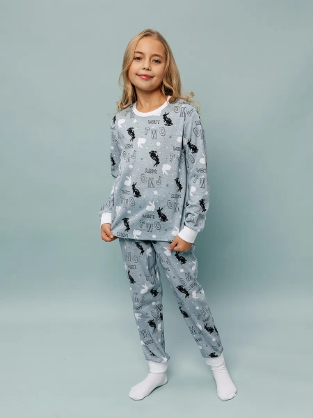 Пижама для девочки для мальчика хлопковая