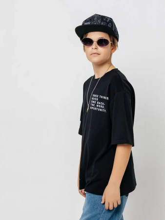 Футболка для мальчика оверсайз с принтом