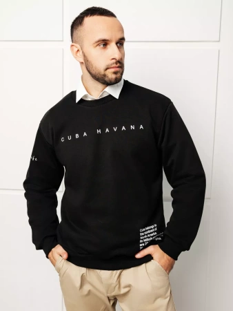 Свитшот мужской с принтом больших размеров