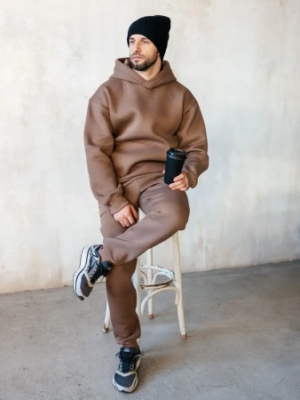 Костюм повседневный оверсайз теплый