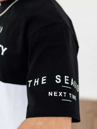 Футболка мужская базовая хлопок с принтом