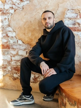 Костюм оверсайз теплый повседневный