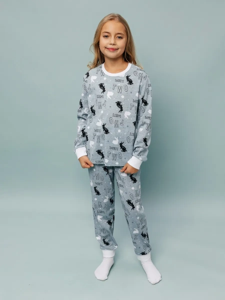 Пижама для девочки для мальчика хлопковая