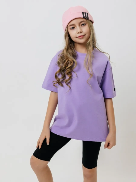 Футболка для девочки с принтом хлопок летняя пляжная