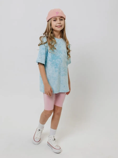 Футболка для девочки оверсайз хлопок