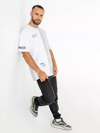 Футболка спортивная с принтом хлопок