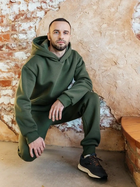 Костюм оверсайз теплый повседневный