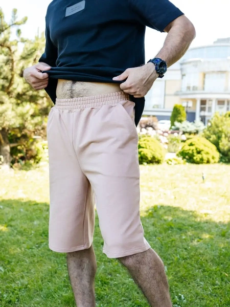 Шорты спортивные широкие с карманами