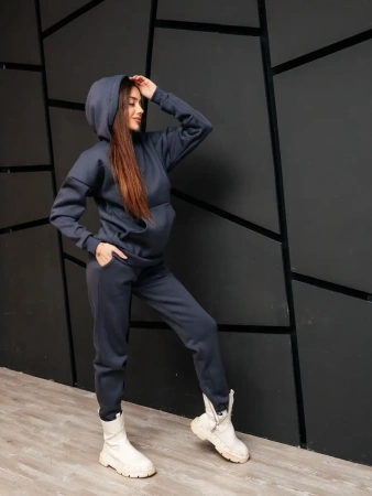 Костюм спортивный женски с начесом оверсайз домашняя одежда