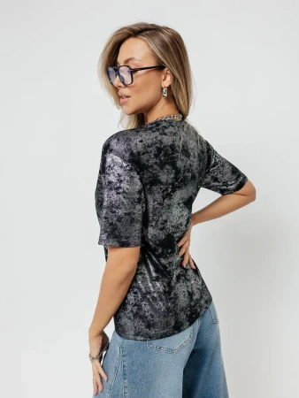 Футболка женская нарядная блузка больших размеров