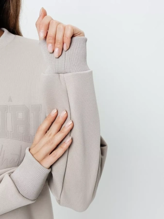 Свитшот женский толстовка больших размеров кофта ДФ579