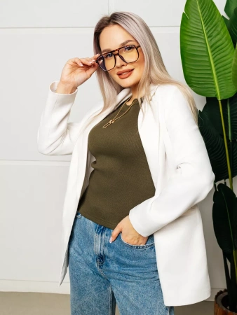 Топ под пиджак в рубчик спортивная майка МК558