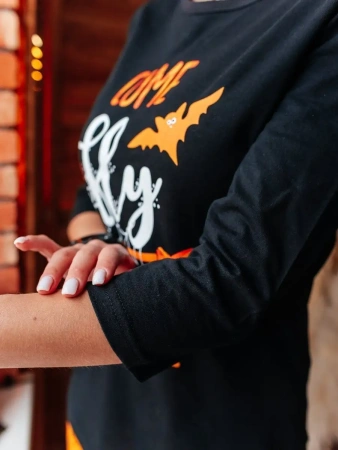 Пижама с брюками хлопок домашний костюм