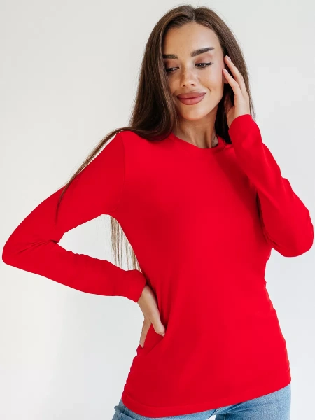 Лонгслив женский облегающий дк540