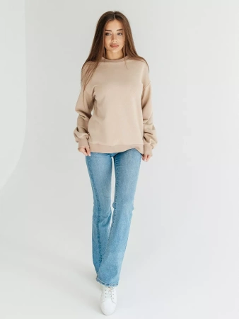 Свитшот женский оверсайз больших размеров ДФ545