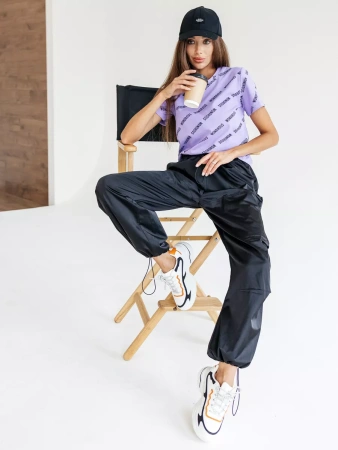 Футболка с принтом больших размеров новогодняя ФК561