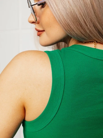 Топ под пиджак в рубчик спортивная майка МК558