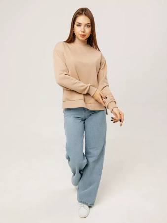 Свитер с горлом кофта с длинным рукавом ДФ542