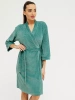 Халат женский велюровый с запахом