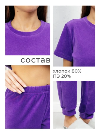 Теплая пижама женская комплект велюр