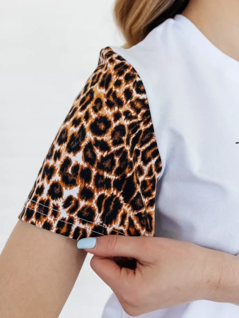 Футболка хлопок с принтом новогодняя больших размеров