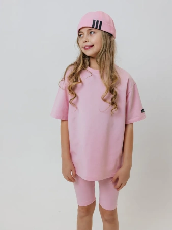 Футболка для девочки с принтом хлопок летняя пляжная