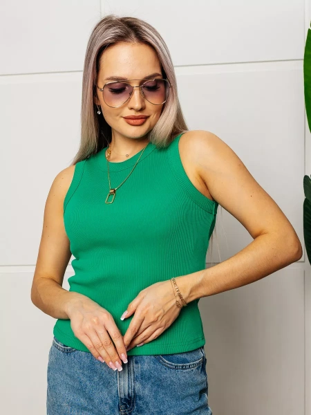 Топ под пиджак в рубчик спортивная майка МК558