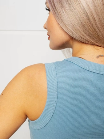 Топ под пиджак в рубчик спортивная майка МК558