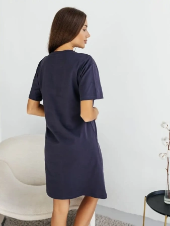 Ночнушка женская туника домашняя футболка длинная