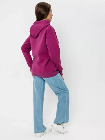 Однотонное худи с начесом