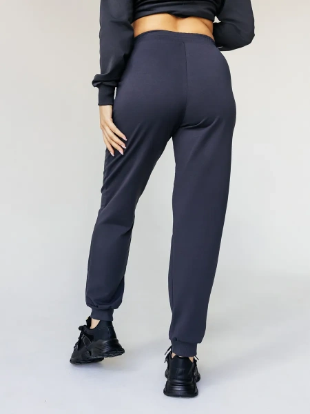 Брюки джоггеры на резинке трикотажнеые штаны БФ595