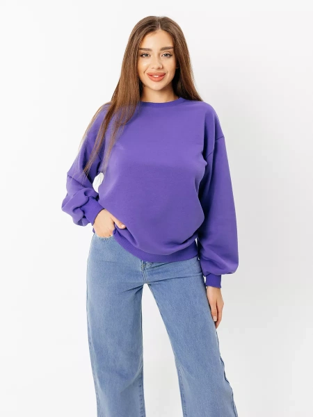 Свитшот женский оверсайз больших размеров ДФ545