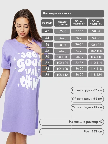 Ночная женская сорочка хлопок домашнее платье