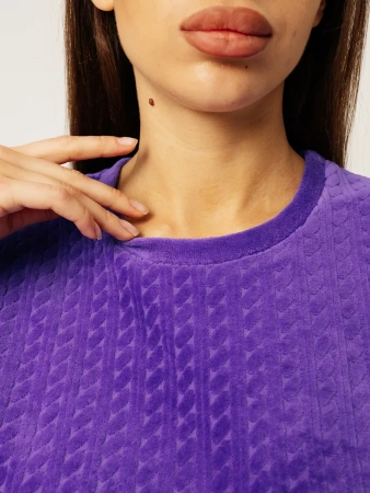 Пижама женская с шортами комплект велюровый