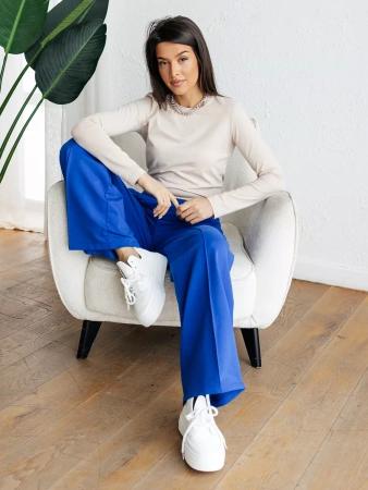 Брюки палаццо широкие классические БФ536