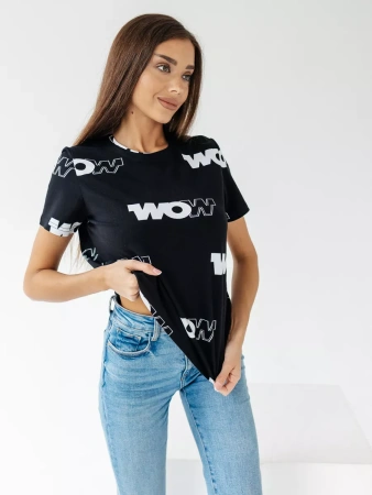 Футболка с принтом больших размеров новогодняя ФК561