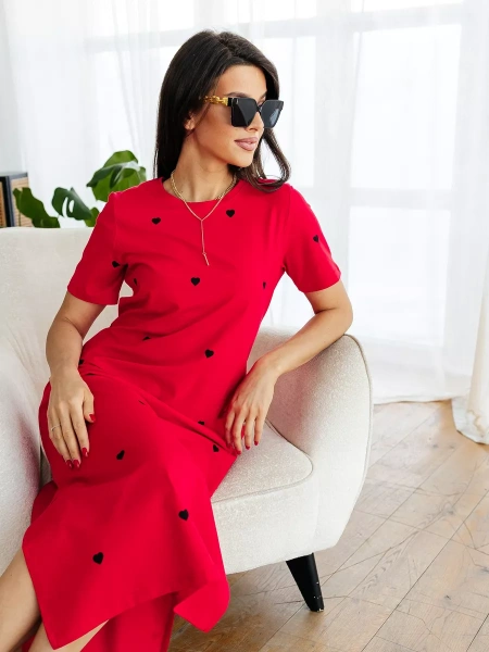 Платье женское трикотажное праздничное ПЛК609